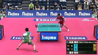 FULL MATCH  松島輝空 Sora Matsushima vs 張本智和 Tomokazu Harimoto TLeague Nojima Cup 2022 MSR1 [upl. by Cicely]