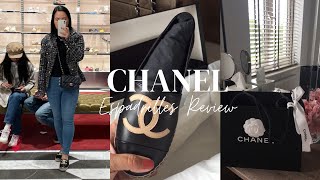 Chanel Espadrilles Unboxing and Review [upl. by Allista671]