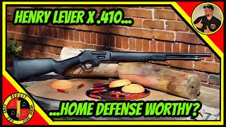 Henry Lever Action X 410 Shotgun Good Enough For Home Defense [upl. by Aciraa320]