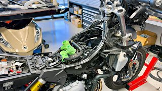 Going In Deep • BMW F750GS Valve Inspection  TheSmoaks Vlog3259 [upl. by Cardew]