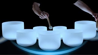 432 Hz Crystal Singing Bowls Sounds  Remove ALL Negative Energy [upl. by Nonnair421]