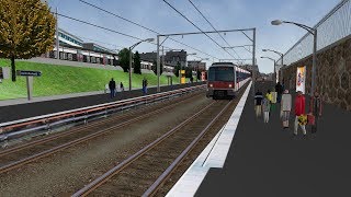 Open Rails  RER B  QADO 43 [upl. by Siroved]