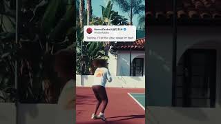 Naomi Osaka prepping for her comeback next year 👀 via naomiosaka shorts [upl. by Steen]