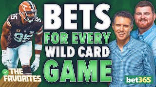 NFL Wild Card Betting Predictions amp BETS for NFL Playoffs NFL Expert Picks  The Favorites Podcast [upl. by Dunston]