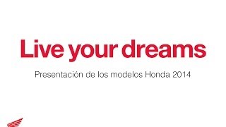 Presentación de los nuevos modelos Honda 2014 [upl. by Meridith]