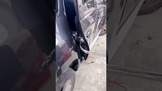 Correction process for deformed car door [upl. by Dranek]