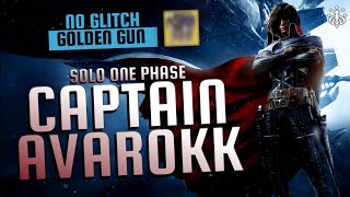 Worlds First Hunter Solo One Phase Captain Avarokk GoA Boss  Season of the Wish  Destiny 2 [upl. by Haynor]