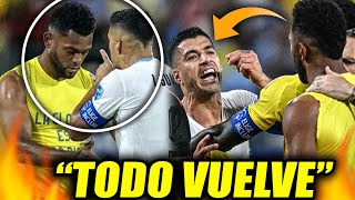 😱Luis Suárez DURÍSIMO contra Miguel Borja  Colombia  Uruguay [upl. by Asilanom50]