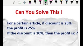 Can you solve this Profit Loss  Part 2 [upl. by Nnagem720]