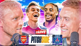 ARSENAL vs PSG  Pitch Side LIVE [upl. by Cristiano321]