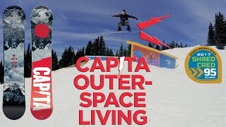 CAPiTA Outerspace Living Review  2017 CAPiTA Outerspace Living Snowboard Review [upl. by Kerge]