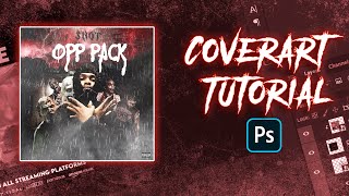 EASY Cover Art Photoshop Tutorial  Rap Album Cover Art [upl. by Akoek]