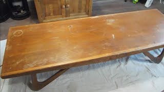 Tech Editor Restores a Lane Copy Coffee Table [upl. by Euginomod259]