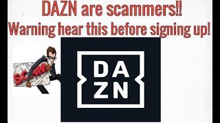 DAZN review 2024 Scammers Watch this before you sign up [upl. by Ecyaj]