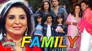 Farah Khan Family With Parents Husband Son Daughter Brother and Biography [upl. by Bakki]