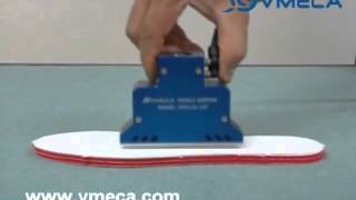 VMECA Needle Gripper for handling porous Insoles for footwear [upl. by Morse681]