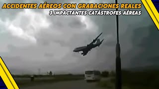 3 Catástrofes aéreas con grabaciones reales  235 TransAsia 102 NationalAirlines 8303 PIA [upl. by Annunciata379]