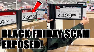 Target shoppers left STUNNED after the TRUTH of the Black Friday SCAM gets EXPOSED in store [upl. by Abixah]