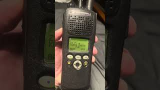 Motorola Talk Permit Tone motorola radioprogram xts [upl. by Enitsej]