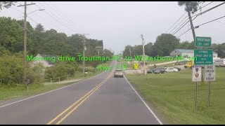 NORTH CAROLINA BACKROADS  Morning drive Troutman NC to Wilkesboro NC on Hwy 115  ASMR [upl. by Anatnom]