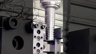 Machining process for making metal parts tools technology shorts [upl. by Irpac98]