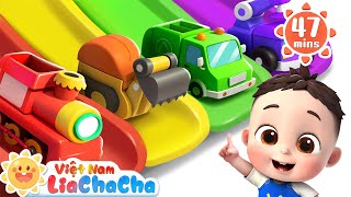 🚒 Lia và ChaCha tắm cùng những xe đồ chơi  LiaChaCha  Ca Nhạc Thiếu Nhi Việt Nam [upl. by Anselme41]