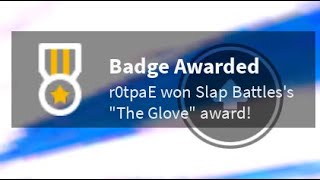 “The Glove” Badge Slap Battles [upl. by Aiza]