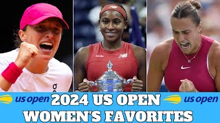 2024 US Open  Womens Favorites [upl. by Alleuqcaj457]