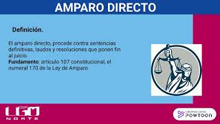 Procedencia del amparo directo e indirecto [upl. by Amalburga215]