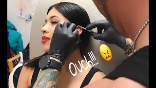 GETTING MY ROOK PIERCED THE PAIN amp EXPERIENCE  ALL ABOUT MY PIERCINGS [upl. by Constantino]