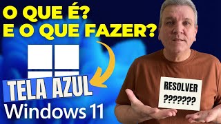 VEJA O QUE É E COMO RESOLVER OS ERROS DO SISTEMA QUANDO O WINDOWS DER TELA AZUL [upl. by Guyon]