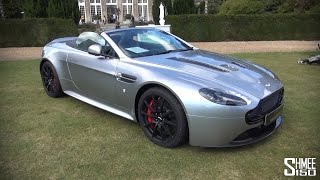 Sneak Peak Aston Martin V12 Vantage S Roadster [upl. by Yssenhguahs]