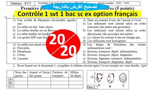 Contrôle 1 svt 1 bac réalisation de la carte paléogéographique dune région شرح بالداريجة [upl. by Margarete443]