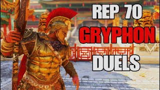 For Honor  Rep 70 Gryphon Duels  He does so much damage [upl. by Rehpoitsirhc]