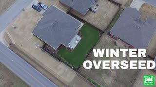 Wares Winter Overseed Drone Footage [upl. by Nowell]