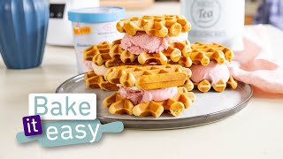 Ijswafels Recept  Bake it easy [upl. by Hgiel]