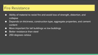 27 Fire Resistance of Concrete [upl. by Oisacin]