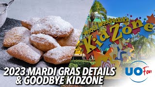 Universal Mardi Gras 2023 Concert Lineup amp More  Saying Goodbye to KidZone [upl. by Gilder]