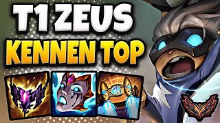 T1 Zeus Kennen vs Aatrox  TOP  Patch 1414 Korea Grandmaster ✅ [upl. by Tamaru]