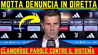 CLAMOROSA DENUNCIA DI MOTTA IN DIRETTA TV DOPO Juventus Cagliari 1 1 [upl. by Nahsed]