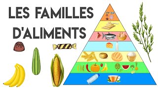 Les familles daliments  la pyramide alimentaire [upl. by Anertac]