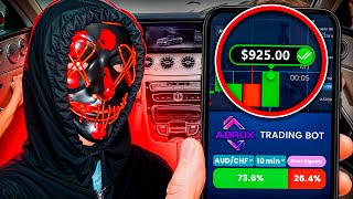 BINARY TRADING IN MY MERCEDES ➜ ABROX BOT POCKET OPTION  BINARY OPTIONS PROFIT HUNTERS [upl. by Haas176]