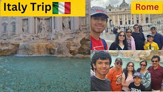 Italy Trip with parents 🇮🇹  Exploring Rome 🤩 Exploring smallest country in Rome Marathi vlog [upl. by Lauren828]