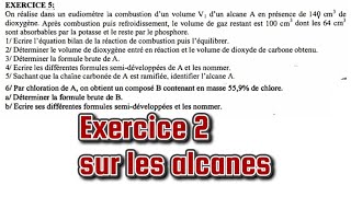 Exercice 2 Alcane 1ere S [upl. by Rutger12]