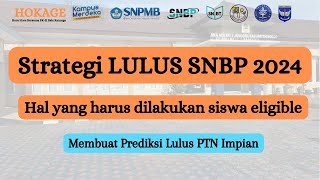 Strategi lulus SNBP 2024  Hal yang harus dilakukan oleh siswa eligible  BK SMA Negeri 1 Jonggol [upl. by Lucine]