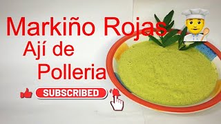 Ají de Pollería Receta peruana Gastronomia Peruana Peruvian chili Cream Receta Peruana Markiño Rojas [upl. by Ballou]