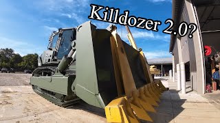 We modified an ex military Deere 850J dozer for a customer and some other random shop projects [upl. by Ardnahsal]