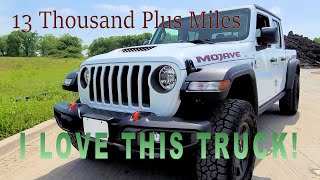 2023 Jeep Gladiator Mojave 13000 Mile Review [upl. by Araik]