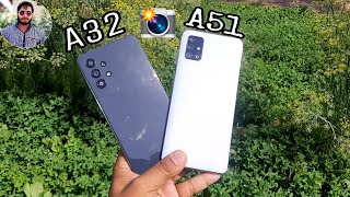 Samsung Galaxy A32 vs Galaxy A51 Camera Comparison [upl. by Margret]