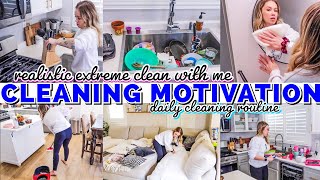 CLEANING MOTIVATION  DAILY MESSY HOUSE CLEAN WITH ME  EVERYDAY MOM LIFE CLEANING  BRONTES LIFE [upl. by Hillhouse]